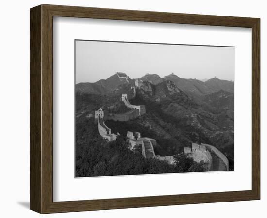 The Great Wall, Near Jing Hang Ling, Unesco World Heritage Site, Beijing, China-Adam Tall-Framed Photographic Print