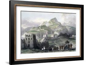 'The Great Wall of China', 1843-Thomas Allom-Framed Giclee Print