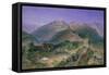 The Great Wall of China, 1886-William Simpson-Framed Stretched Canvas