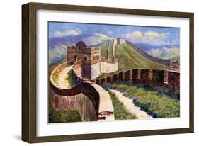The Great Wall of China, 1933-1934-null-Framed Giclee Print