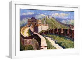 The Great Wall of China, 1933-1934-null-Framed Giclee Print