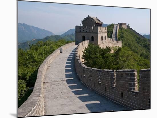 The Great Wall of China at Badaling, China, Asia-Michael Runkel-Mounted Photographic Print