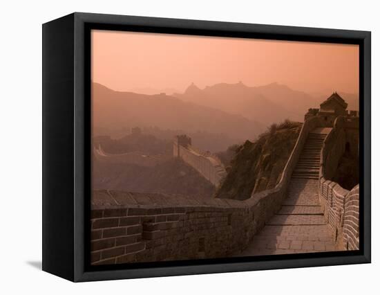 The Great Wall of China at Jinshanling, UNESCO World Heritage Site, China, Asia-null-Framed Stretched Canvas