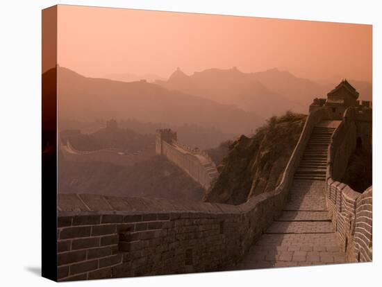 The Great Wall of China at Jinshanling, UNESCO World Heritage Site, China, Asia-null-Stretched Canvas