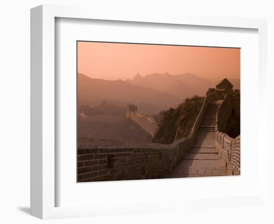 The Great Wall of China at Jinshanling, UNESCO World Heritage Site, China, Asia-null-Framed Photographic Print