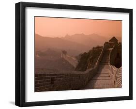 The Great Wall of China at Jinshanling, UNESCO World Heritage Site, China, Asia-null-Framed Photographic Print