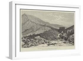 The Great Wall of China at the Entrance to the Nankow Pass-Julius Mandes Price-Framed Giclee Print