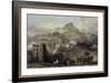 The Great Wall of China, from "China in a Series of Views" by George Newenham Wright 1843-Thomas Allom-Framed Giclee Print
