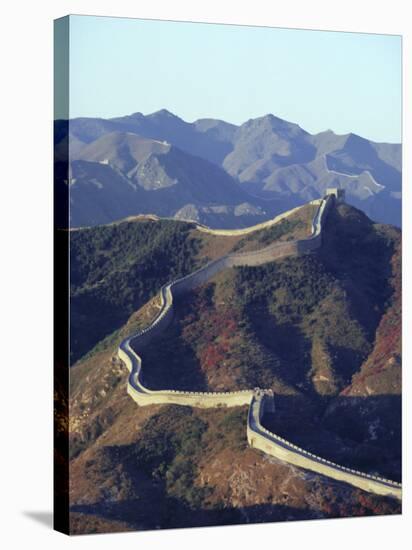 The Great Wall of China, Unesco World Heritage Site, China-Ursula Gahwiler-Stretched Canvas