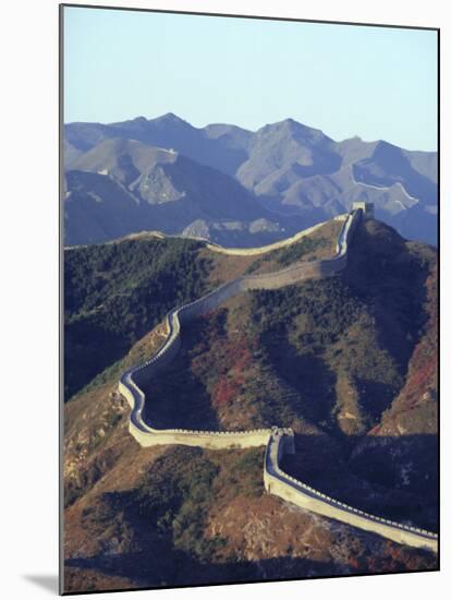 The Great Wall of China, Unesco World Heritage Site, China-Ursula Gahwiler-Mounted Photographic Print