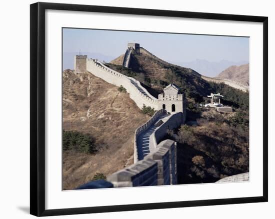 The Great Wall of China, Unesco World Heritage Site, Near Beijing, China-Adina Tovy-Framed Photographic Print