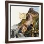 The Great Wall of China-Andrew Howat-Framed Giclee Print