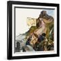 The Great Wall of China-Andrew Howat-Framed Giclee Print