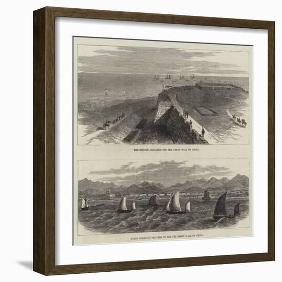 The Great Wall of China-null-Framed Giclee Print