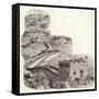 The Great Wall of China-Pat Nicolle-Framed Stretched Canvas