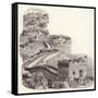 The Great Wall of China-Pat Nicolle-Framed Stretched Canvas