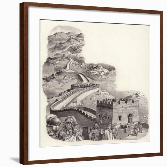 The Great Wall of China-Pat Nicolle-Framed Giclee Print