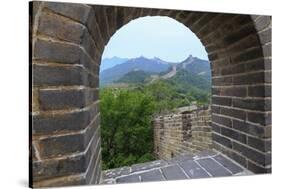 The Great Wall, Qianjiadian Scenic Area, East Part of Yanqing Geopark, Near Beijing, China-Stuart Westmorland-Stretched Canvas