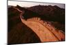 The Great Wall Winds across the Ridges of the Jun- Du Mountains, Part of the Ya N..., 1980S (Photo)-James L Stanfield-Mounted Giclee Print