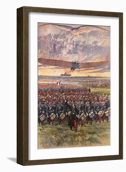 The Great War Uses Airplanes To Defeat Germany-null-Framed Art Print