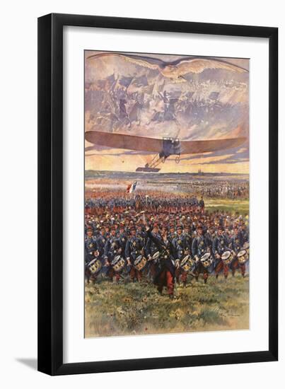 The Great War Uses Airplanes To Defeat Germany-null-Framed Art Print