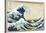 The Great Wave at Kanagawa (from 36 views of Mount Fuji), c.1829-Katsushika Hokusai-Framed Art Print