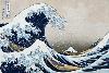 The Great Wave at Kanagawa (from 36 views of Mount Fuji), c.1829-Katsushika Hokusai-Lamina Framed Poster