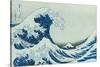 The Great Wave of Kanagawa, 1831-Katsushika Hokusai-Stretched Canvas