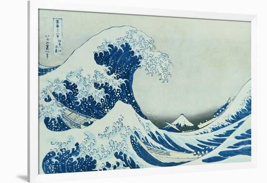 The Great Wave of Kanagawa, 1831-Katsushika Hokusai-Framed Giclee Print