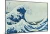 The Great Wave of Kanagawa, 1831-Katsushika Hokusai-Mounted Giclee Print