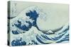 The Great Wave of Kanagawa, 1831-Katsushika Hokusai-Stretched Canvas