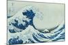 The Great Wave of Kanagawa, 1831-Katsushika Hokusai-Mounted Giclee Print