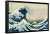The Great Wave off Kanagawa by Hokusai-Trends International-Framed Poster