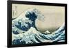 The Great Wave off Kanagawa by Hokusai-Trends International-Framed Poster