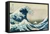 The Great Wave off Kanagawa by Hokusai-Trends International-Framed Stretched Canvas