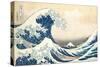 The Great Wave off Kanagawa, c.1830-Katsushika Hokusai-Stretched Canvas