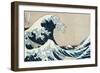 The Great Wave Off Kanagawa, from the Series "36 Views of Mt. Fuji" ("Fugaku Sanjuokkei")-Katsushika Hokusai-Framed Premium Giclee Print