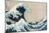 The Great Wave Off Kanagawa, from the Series "36 Views of Mt. Fuji" ("Fugaku Sanjuokkei")-Katsushika Hokusai-Mounted Premium Giclee Print