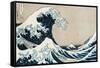 The Great Wave Off Kanagawa, from the Series "36 Views of Mt. Fuji" ("Fugaku Sanjuokkei")-Katsushika Hokusai-Framed Stretched Canvas