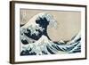 The Great Wave Off Kanagawa, from the Series "36 Views of Mt. Fuji" ("Fugaku Sanjuokkei")-Katsushika Hokusai-Framed Giclee Print