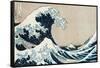 The Great Wave Off Kanagawa, from the Series "36 Views of Mt. Fuji" ("Fugaku Sanjuokkei")-Katsushika Hokusai-Framed Stretched Canvas