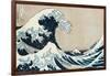 The Great Wave Off Kanagawa, from the Series "36 Views of Mt. Fuji" ("Fugaku Sanjuokkei")-Katsushika Hokusai-Framed Giclee Print