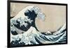 The Great Wave Off Kanagawa, from the Series "36 Views of Mt. Fuji" ("Fugaku Sanjuokkei")-Katsushika Hokusai-Framed Giclee Print