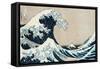 The Great Wave Off Kanagawa, from the Series "36 Views of Mt. Fuji" ("Fugaku Sanjuokkei")-Katsushika Hokusai-Framed Stretched Canvas