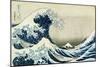 The Great Wave off Kanagawa, from 'Thirty-Six Views of Mount Fuji', C.1831 (Colour Woodblock Print)-Katsushika Hokusai-Mounted Giclee Print