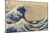 The Great Wave Off Kanagawa (Kanagawa Oki Nami Ura), C.1830-33-Katsushika Hokusai-Mounted Giclee Print