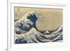 The Great Wave Off Kanagawa (Kanagawa Oki Nami Ura), C.1830-33-Katsushika Hokusai-Framed Giclee Print