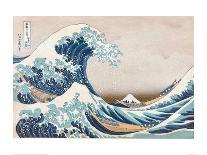 Cranes on Pine, C. 1834-Katsushika Hokusai-Giclee Print