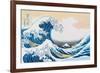 The Great Wave Off Kanagawa-Katsushika Hokusai-Framed Premium Giclee Print