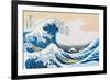 The Great Wave Off Kanagawa-Katsushika Hokusai-Framed Premium Giclee Print